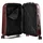 polestream Moonrock Koffer-Set 3-tlg. rot/grau