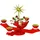 Richard Glässer GmbH Seiffen Adventsleuchter rot 24 x 28 cm