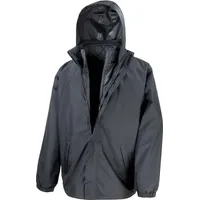 Result 3-in-1 Jacket With Quilted Bodywarmer - Schwarz