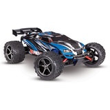 Traxxas E-Revo 1:16 Monster-Truck Brushed RTR mit Akku & Ladegerät + 2S LiPo Parallel-Combo Blau