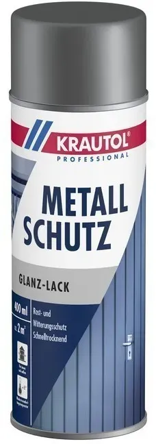 KRAUTOL METALLSCHUTZLACK | glänzend - RAL9010 Reinweiss - 400ml-Spray