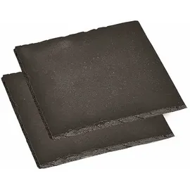 KESPER 38110 Untersetzer aus Schiefer 13 x 13 cm, 2er Pack)
