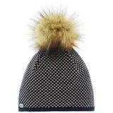 Eisbär Sanja Lux MÜ Mütze - Night / Beigemele / Real - One Size