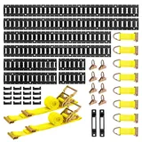 Vevor E-Track-Zurrschienen-Set 8er-Pack (1,5/1,2/0,6/0,3 m)