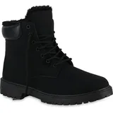 VAN HILL Herren Worker Boots in Schwarz