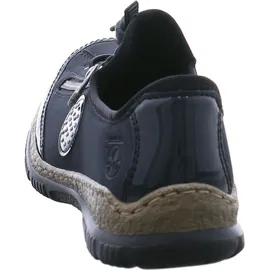 Rieker Slip-On Sneaker Blau/Schwarz 41
