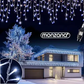 monzana Lichtervorhang LED 10 m Kaltweiß
