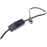 Radxa RockPi_USB-AtoC_SW Strom-Kabel [1x USB 2.0 Stecker A - 1x USB-C® Stecker] 1.50m Schwarz inkl.