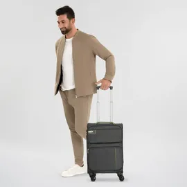 d & n Travel Line 6704 4-Rollen Cabin 55 cm / 33 l grau