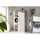 Fackelmann Wäschekorbschrank mit 1 Tür 50 cm x 188,2 cm x 65,1 cm Kaschmir