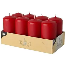 Papstar Stumpenkerze 5 x 10 cm 48 St. rot 