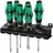 WERA 335/350/355/6 Schraubendrehersatz Kraftform Plus Lasertip 6-teilig