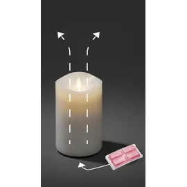 Konstsmide LED Duftkerze 18 cm 9 cm weiß