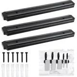 Magnetischer Messerhalter, 3 Stück 33 Cm Magnetische Messerleiste, Wandmessermagnet Mit Extra Starkem Magnet, Magnetischer Messerhalter Für Messer, Küchenutensilien Und Werkzeuge
