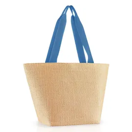 Reisenthel shopper M raffia blue