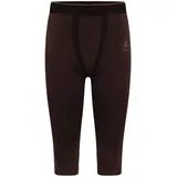 Odlo Performance Warm Blackcomb 3/4 Lauftight Herren-Braun, Größe S