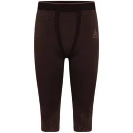 Odlo Performance Warm Blackcomb 3/4 Lauftight Herren-Braun, Größe S