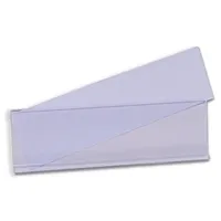 Etikettenhalter für Einstecketiketten, Selbstklebende Etikettenhalter, 200 mm x 62 mm, Transparent (50-er Pack)