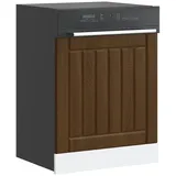 vidaXL Unterschrank Geschirrspülerblende Lucca 0 x 0 x 0 cm Braun