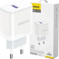 DUDAO A20EU USB-A 18W network charger - white
