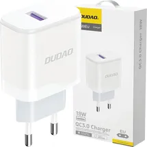 DUDAO A20EU USB-A 18W network charger - white
