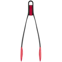 Tefal Kochzange Ingenio+, Verriegelungssystem, Silikon-Sicherheitsring, hitzebeständig - 230°C rot|schwarz