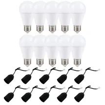 NCC-Licht LED Leuchtmittel 12W E27 1155 lm warmweiß 10 St.