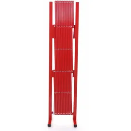 Mendler Scherengitter 36-300 x 153 cm Rot/Weiß