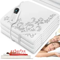 Kesser KESSER® Wärmeunterbett mit Abschaltautomatik Fernbedienung Heizdecke mit 3 Temperaturstufen Wärmebettunterlage fürs Bett Matratzenheizung Wärmedecke aus weichem Vlies Heizkissen