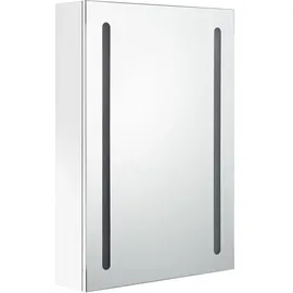 vidaXL LED-Spiegelschrank 50 cm weiß
