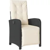 vidaXL Gartensessel 59 x 59 x 108 cm schwarz