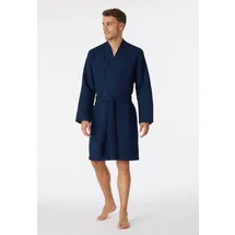 SCHIESSER Essentials Bademantel Blau L