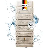 4rain Slim Stone Decor Wandtank 500 l sandbeige