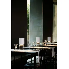 Luceplan Nui Mini LED Rechargable Tischleuchte Weiß 28