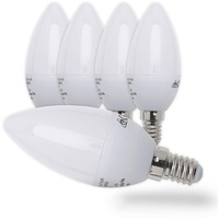 B.K.Licht - 5er Set LED Lampe E14 mit warmweißer