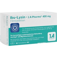 1 A Pharma Ibu-Lysin 1A Pharma 400 mg Filmtabletten