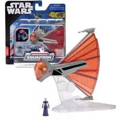 Star Wars: Ginivex Starfighter und Asajj Ventress Figur
