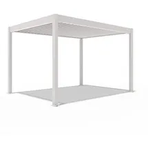 Weide Pergola 3 x 4 m inkl. 4 Seitenteile Beige