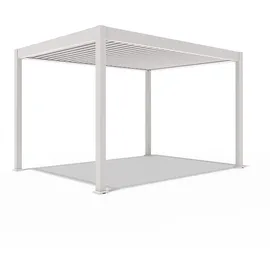 Weide Pergola 3 x 4 m inkl. 4 Seitenteile Beige