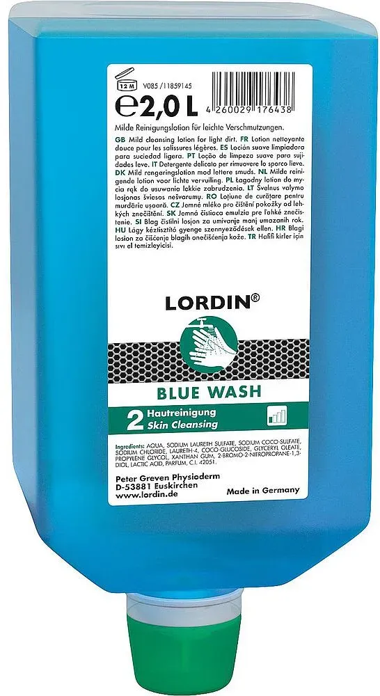 Waschlotion Mild LORDIN® Blue Wash (Ausführung: Waschlotion Lordin 10 l Kanister)