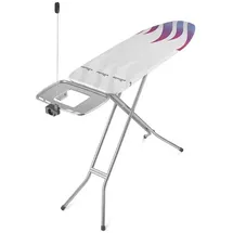 Vileda Bügelbrett Vileda Total Reflect M plus, Bügelfläche 120x38 cm, neues, einzigartiges Produktkonzept für eine verkürzte Bügelzeit silberfarben