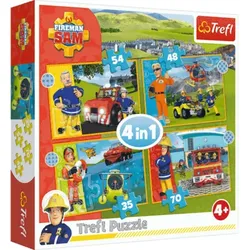 TREFL 34387 Puzzle Feuerwehrmann Sam Brave Fireman Sam