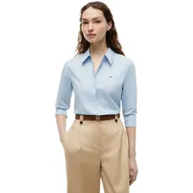 Tommy Hilfiger Hemdbluse ESS POPLIN REGULAR SHIRT blau 40