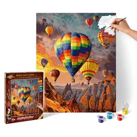 Schipper 609130858 - Malen nach Zahlen, Heißluftballons,