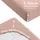 Wolkenfeld Spannbettlaken Baumwolle 90 x 200 - 100 x 200 cm rosa