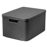 Curver Aufbewahrungskorb 30 L 1-tlg. grau