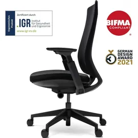 Yaasa Chair Essential Stoff Schwarz