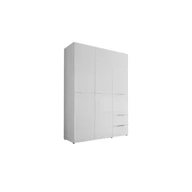 Möbel Kraft Drehtürenschrank SANTORINI 150 x 212 x 57 cm Weiß