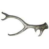 Lex LINDER Tischdeko Hirschgeweih Silber 63x27x9cm 1Stück Polyresin Geweih Hirsch Trophäe
