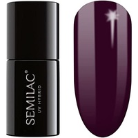 Semilac UV Nagellack 099 Dark Purple Wine 7ml Kollektion Allure